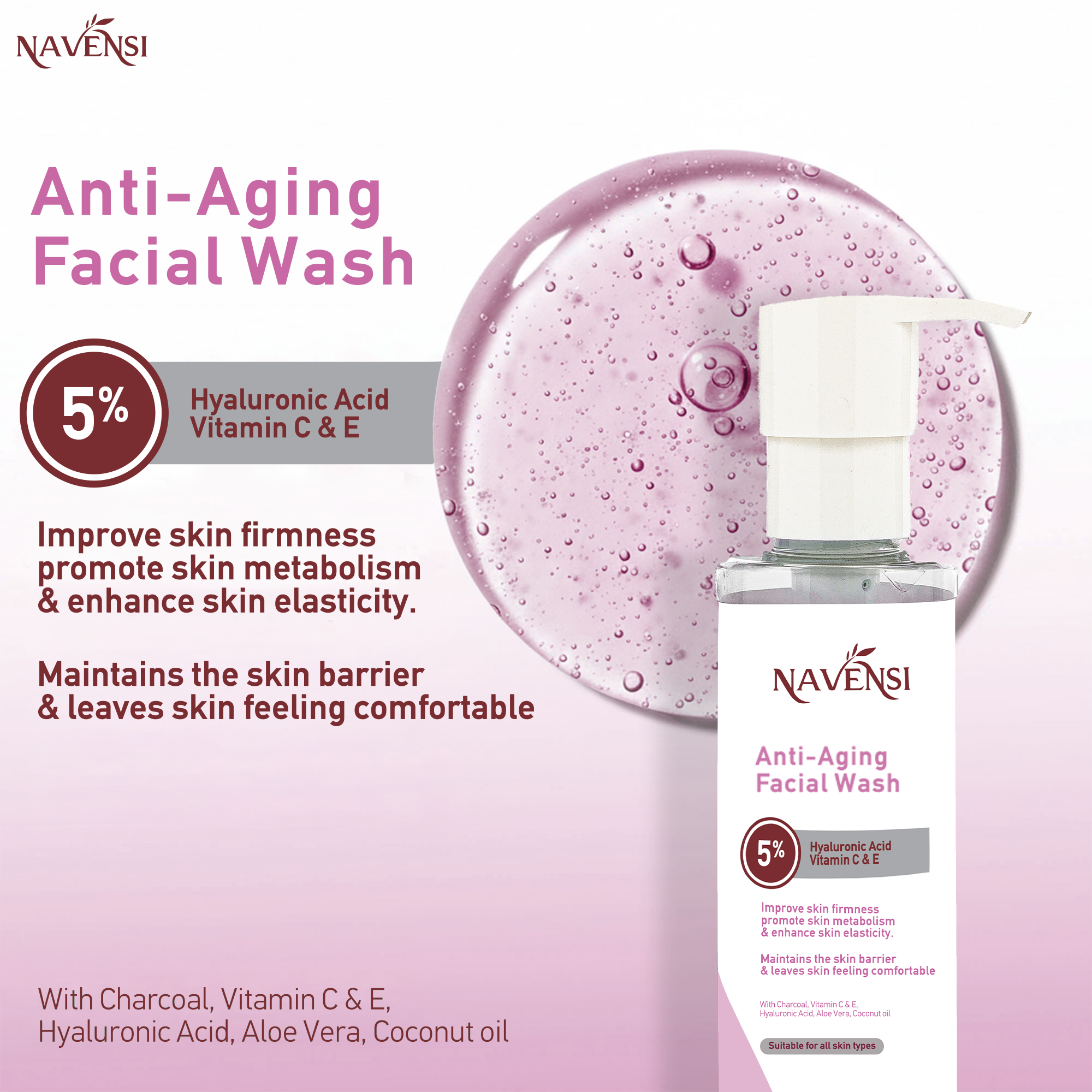 NAVENSI Anti-Aging Facial Wash