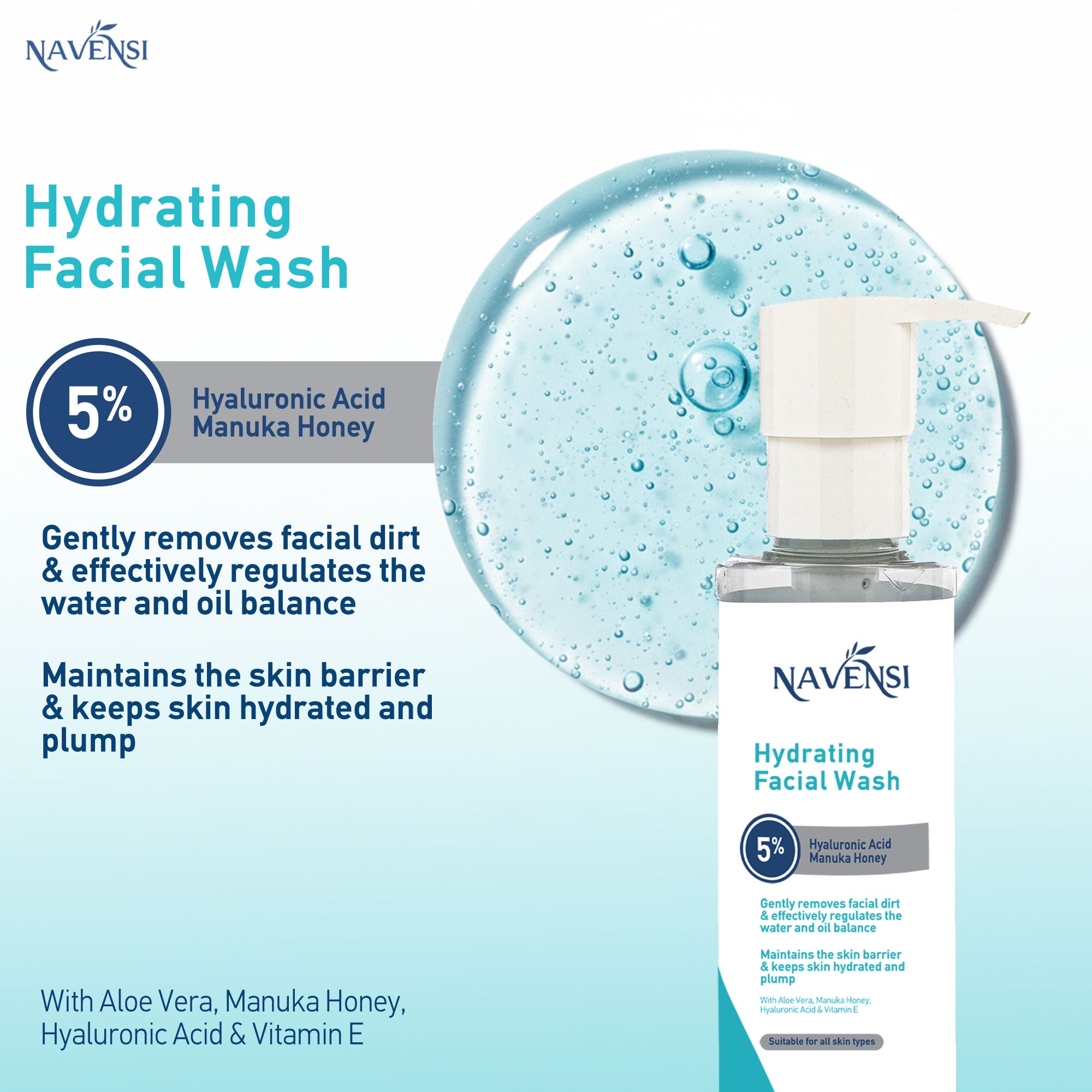 NAVENSI Hydrating Facial Wash