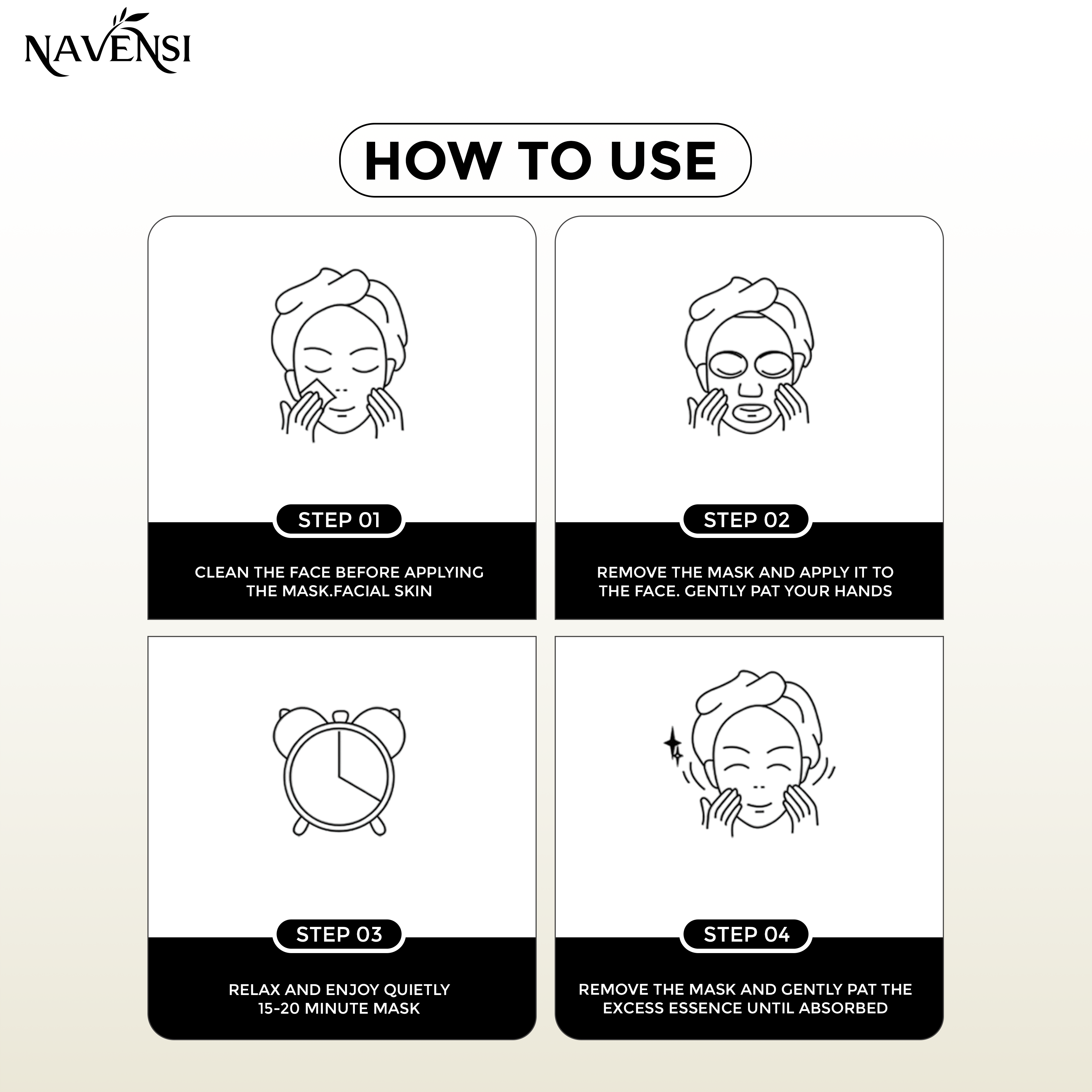 NAVENSI Bio-Collagen Mask (One Box 5 Packs)