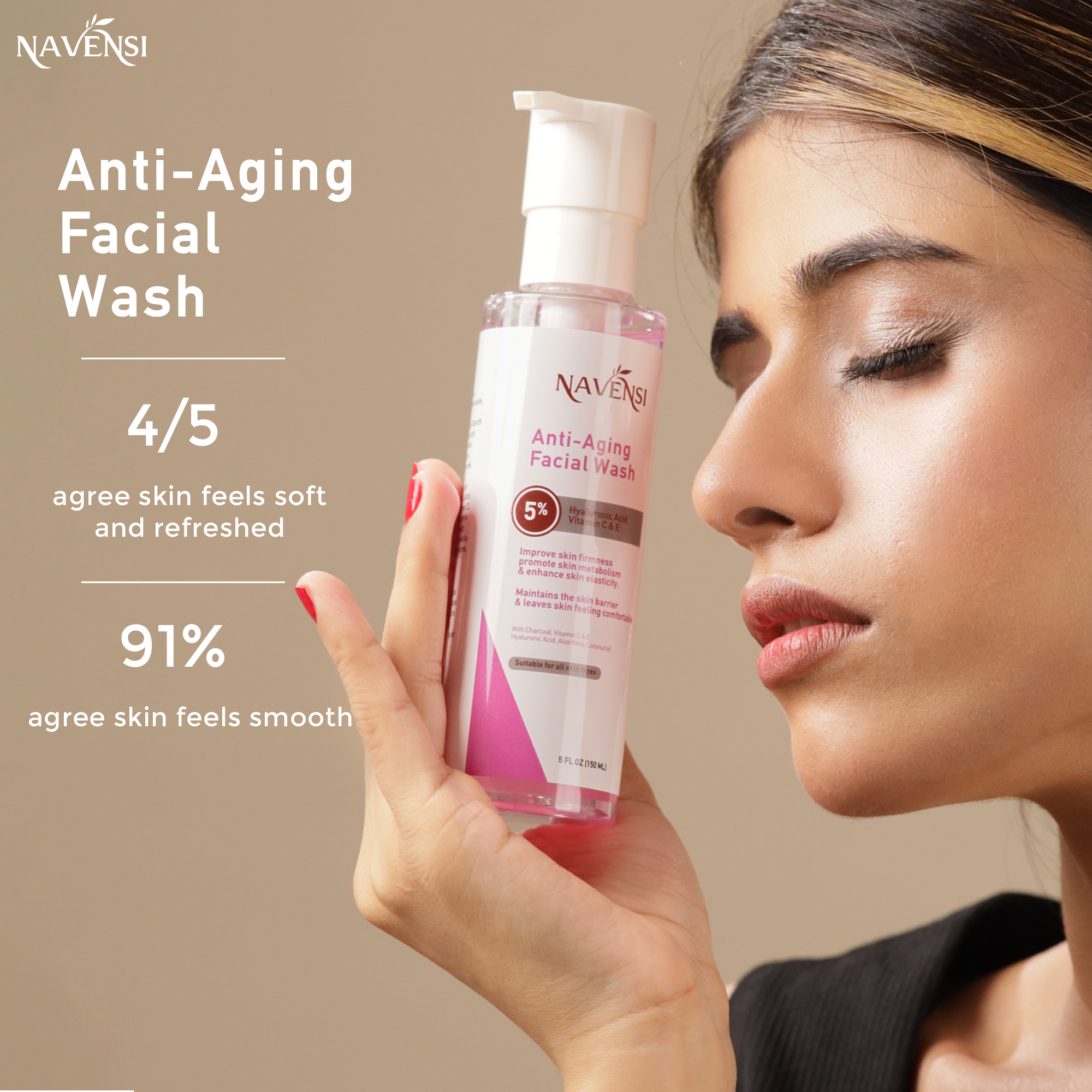 NAVENSI Anti-Aging Facial Wash